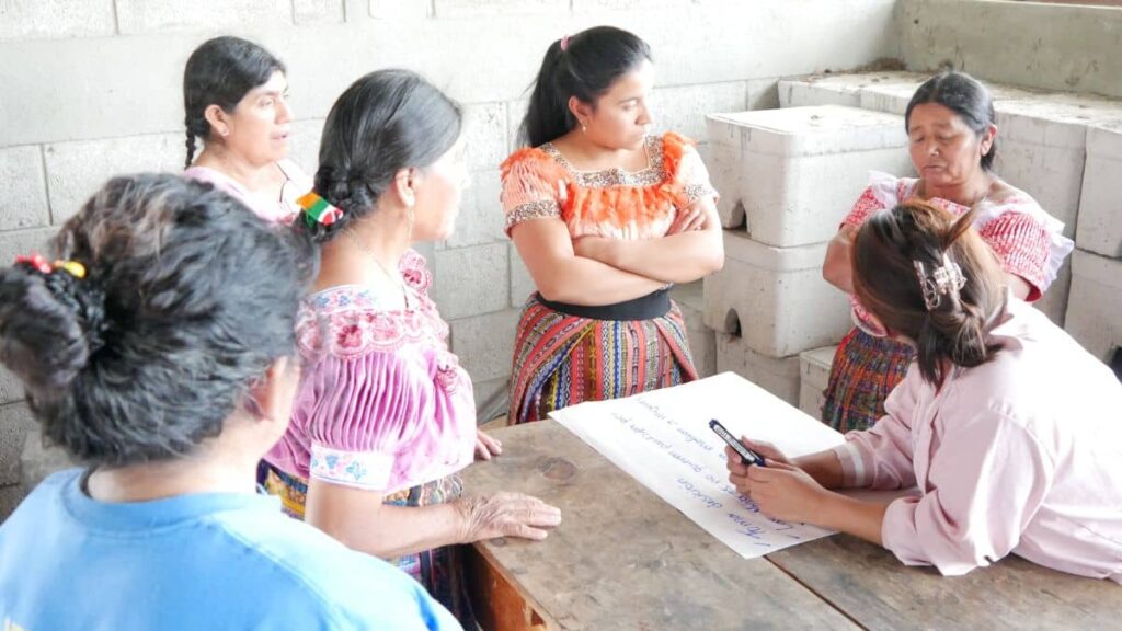 Frauen bei einem MIRIAM Workshop